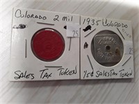 COLORADO  SALES TAX TOKEN LOT