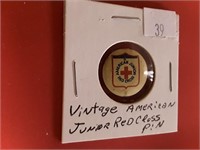 VINTAGE AMERICAN JUNIOR REDCROSS PIN