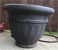 Outdoor Flower Stands and Large Pot