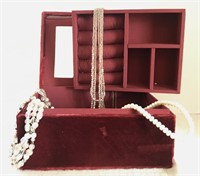 Jewelry and Red Jewelry Box