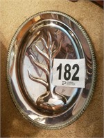 Silver Plate Well & Tree Tray (LR)
