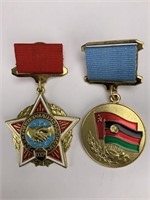 2 Russian Afghanistan Medals