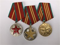 Russian Good Conduct Medals 10 15 20 Years