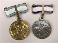 Russian Medal of Motherhood 1st and 2nd Class