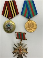 3 Russian Medals