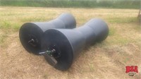 2 – 7' Poly Swather Mount Swath Roller Drums