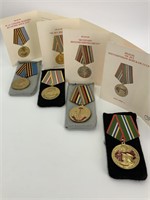4 Russian Medals