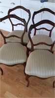 4 vintage chairs good condition
