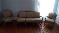 Bamboo sofa and chair set