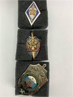 3 KGB Badges