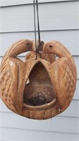 Carved coconut Birds