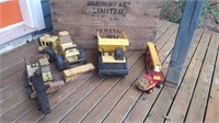 Antique sewing shipping & large tonka toys