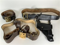 3 Russian Belt and Buckles
