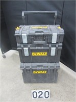 3 pc DeWalt mobile tool box