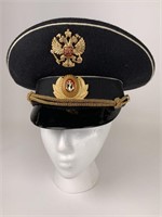 Russian Navy Officer Visor Cap Modern