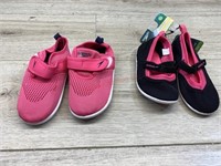 2 pairs kids swim shoes size 9-10