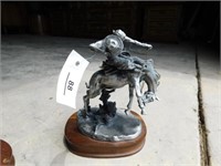 Pewter Cowboy Art