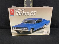 Vintage AMT '69 Ford Torino GT Model, Sealed