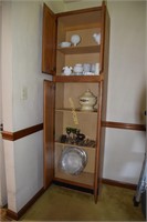 Oak Cabinet 7ft. x 24in x 12in (Contents Not