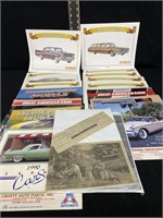 Lot of Classic Car and Automobile Paper Ephemera