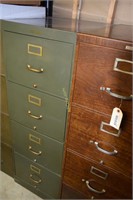 2- 4 Drawer File Cabinets: (18in W x 29in D x