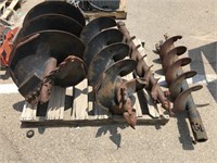 UTEP Surplus - (5)pc  Augers and Drive Motor