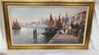 Sailboat Print by H. Wolf 48” x 28”