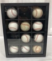 Baseball display case 11.5” x 4” x 14”