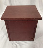 Wooden storage box 14” x 12” x 12”