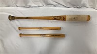3 Louisville Slugger bats