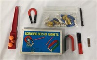 Vintage Scientific Sets of Magnets set