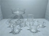 Flst of assorted glassware