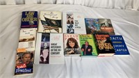Box lot of novels & biographies