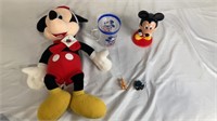 Box lot of Mickey Mouse Memorabilia