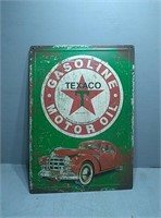 Texaco gasoline, motor oil sign