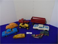 Misc. Car Toys, Some Plastic & Some Metal Toys