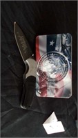 United States Marine Corp knife with case