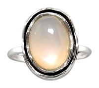Natural Srilankan Moonstone Handmade Ring