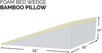 Relax Home Life - Foam Bed Wedge Bamboo Pillow