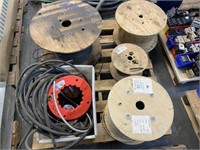 Pallet Lot: Misc. Spools of Wire & Cable