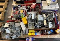 Pallet Lot: Electric Boxes, Outlets, Inlet Covers