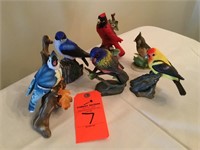 6 bird figures