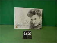 Elvis Sign Metal 12" X 16"