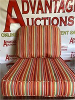Oversized chair cushion and back pillow