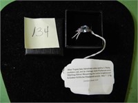 Blue Topaz is 1.70CTS Cushion Cut Set In Vintage -