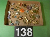 Flat Of Pins & Brooches