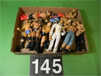 Flat Of Wrestling Action Figures