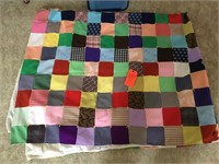 quilt and organizer