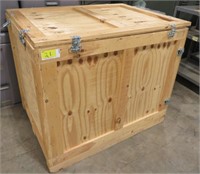 Wooden storage crate 38"x50"x42"H