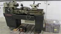 CLAUSING 1300 metal lathe 54" table & center rest